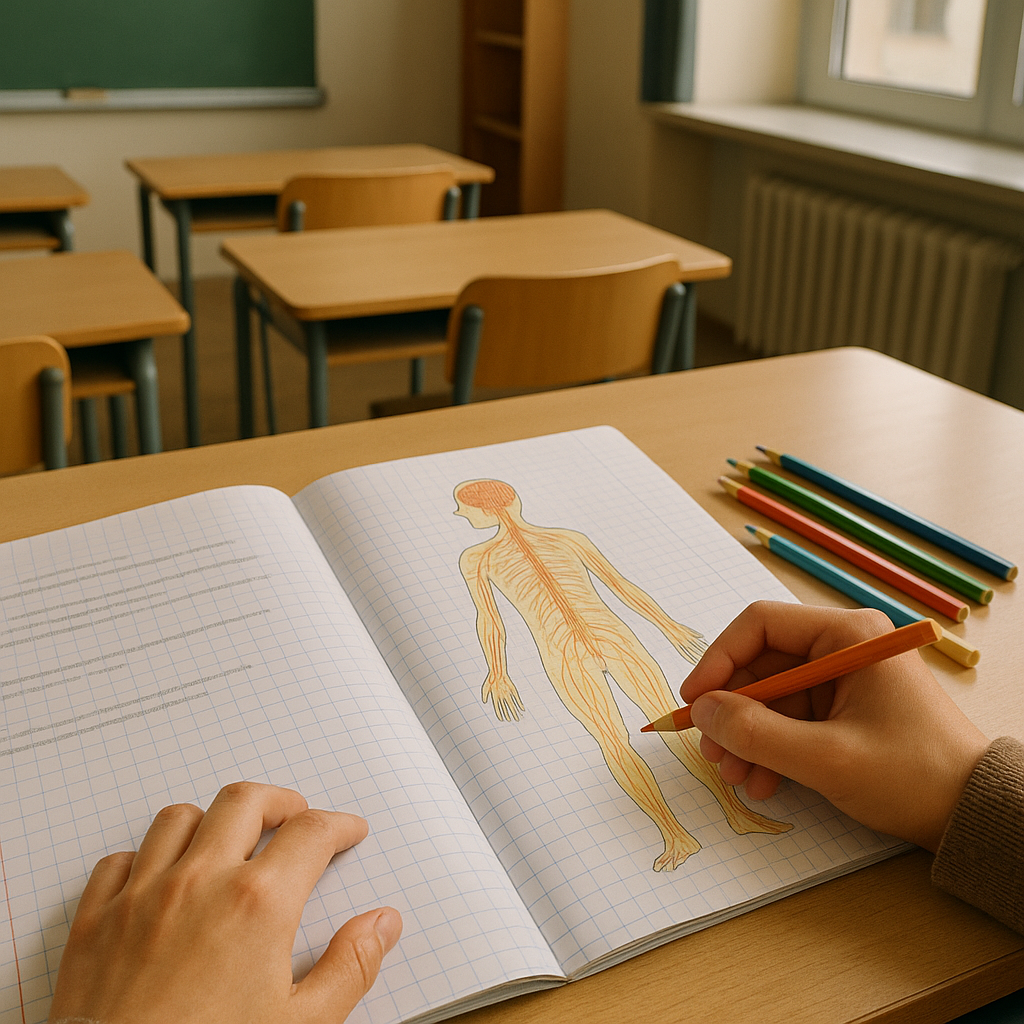 Fiche de révision système nerveux 4ème : l’essentiel à retenir