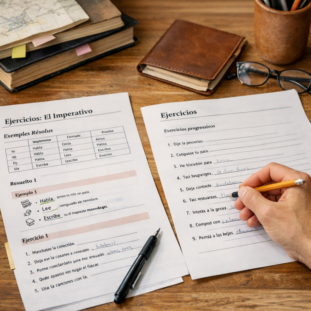 Exemples résolus et exercices progressifs à imprimer