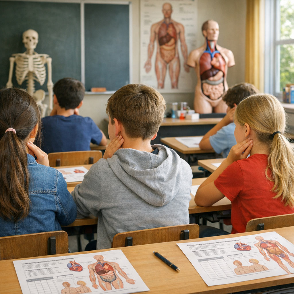 Réussir l’évaluation PDF sur le Corps humain et la santé en 5ème