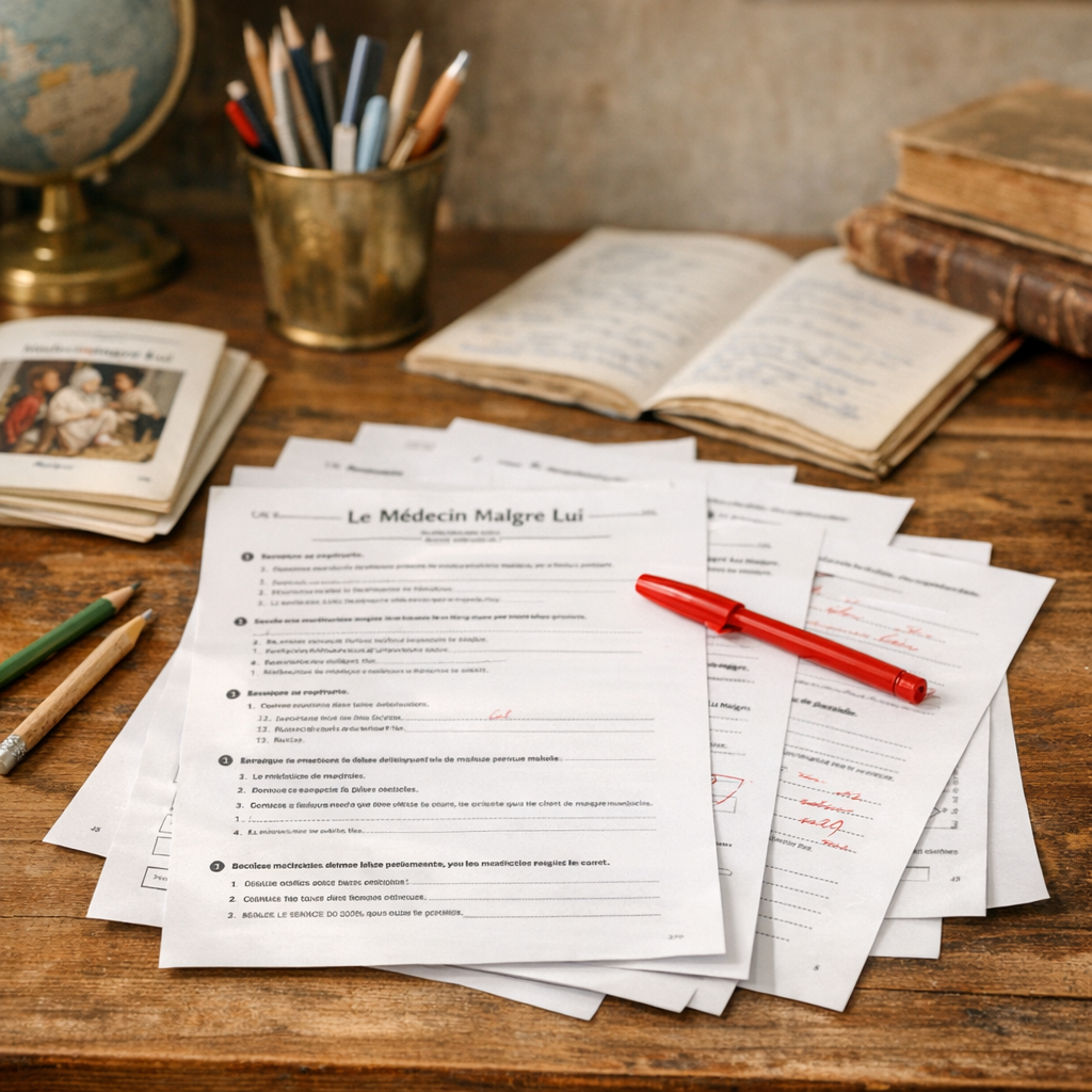 Évaluation 6e&nbsp;&nbsp;: 8 exercices progressifs à imprimer