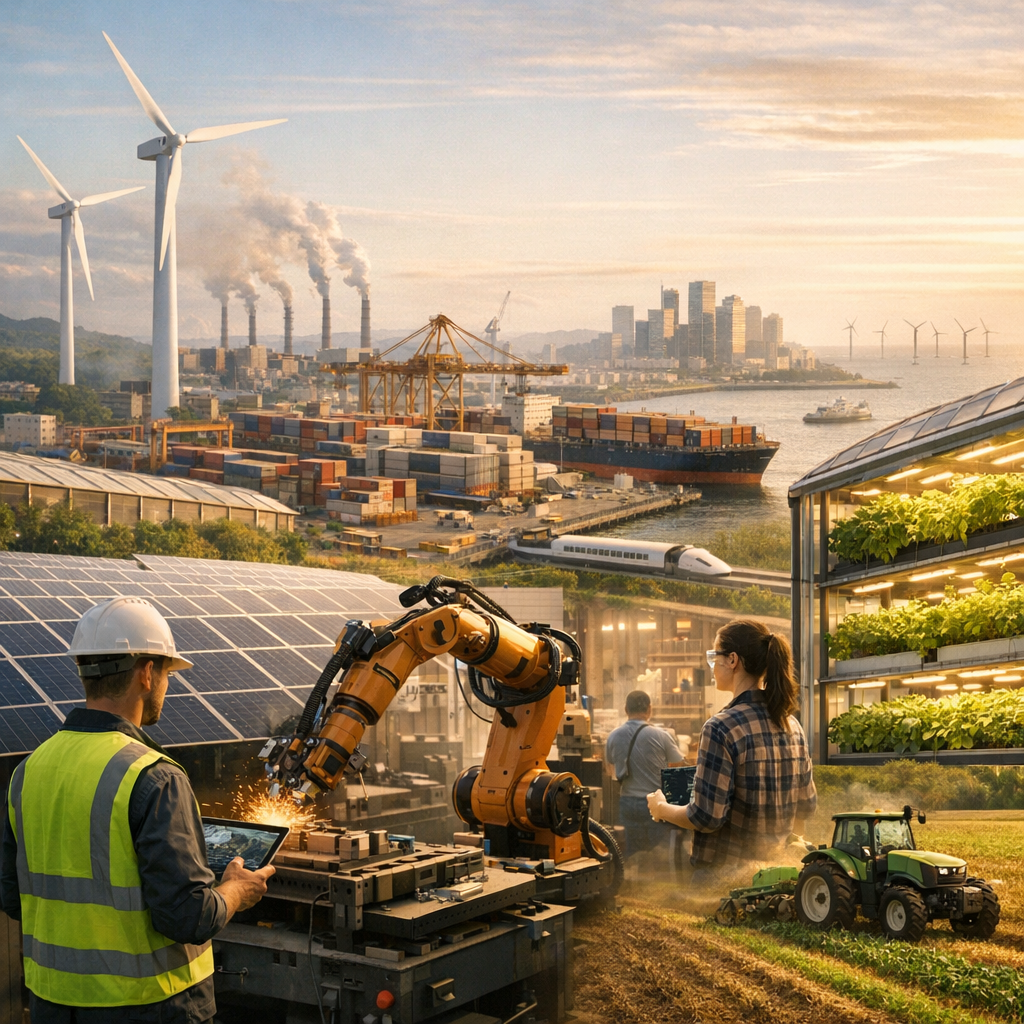 Mondialisation, innovation et transition écologique : comment les espaces productifs évoluent