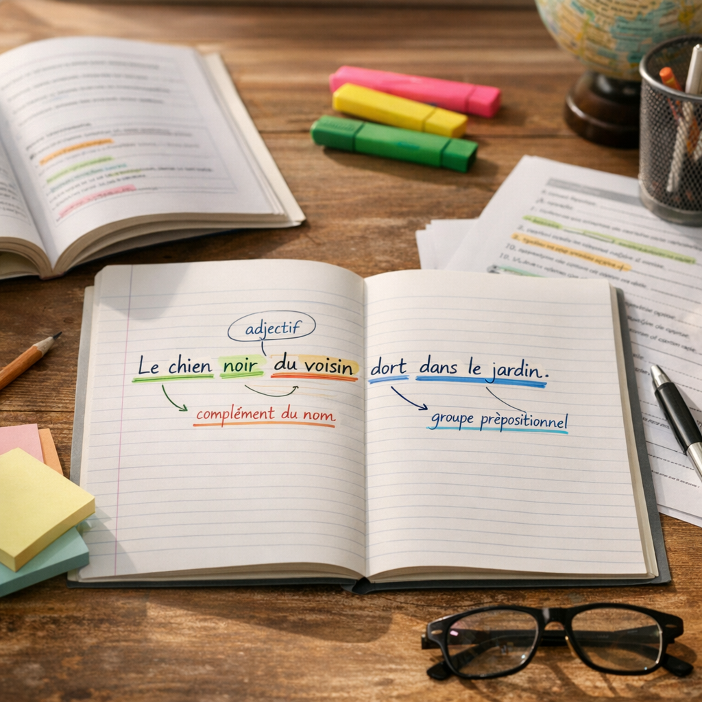 Comment trouver une expansion du nom dans une phrase