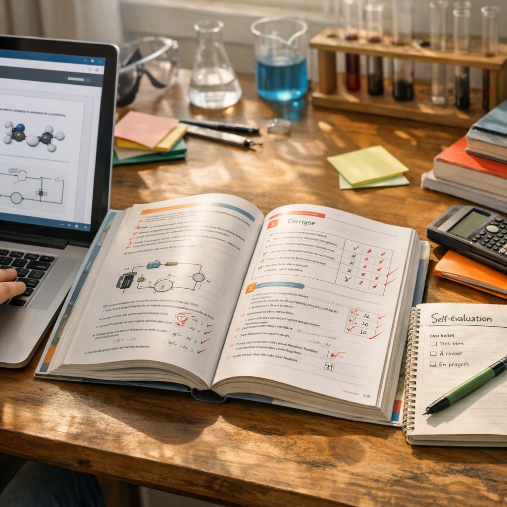 Méthode pas à pas : connexion, corrigés et auto-évaluation
