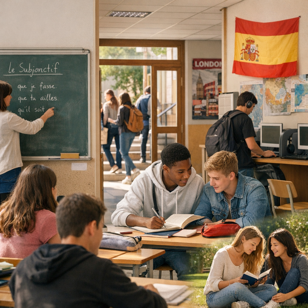 Enseignements, langues et vie du lycée