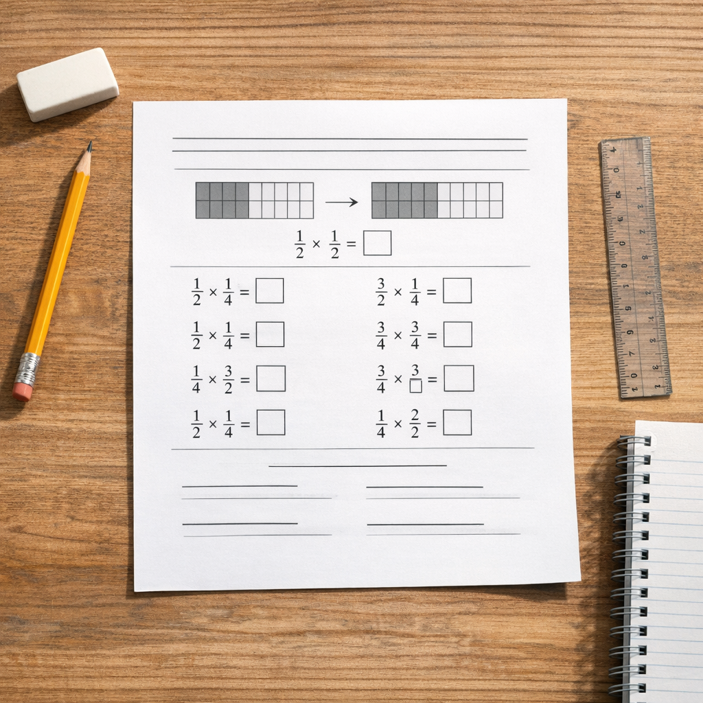 Comment réussir la multiplication des fractions au collège