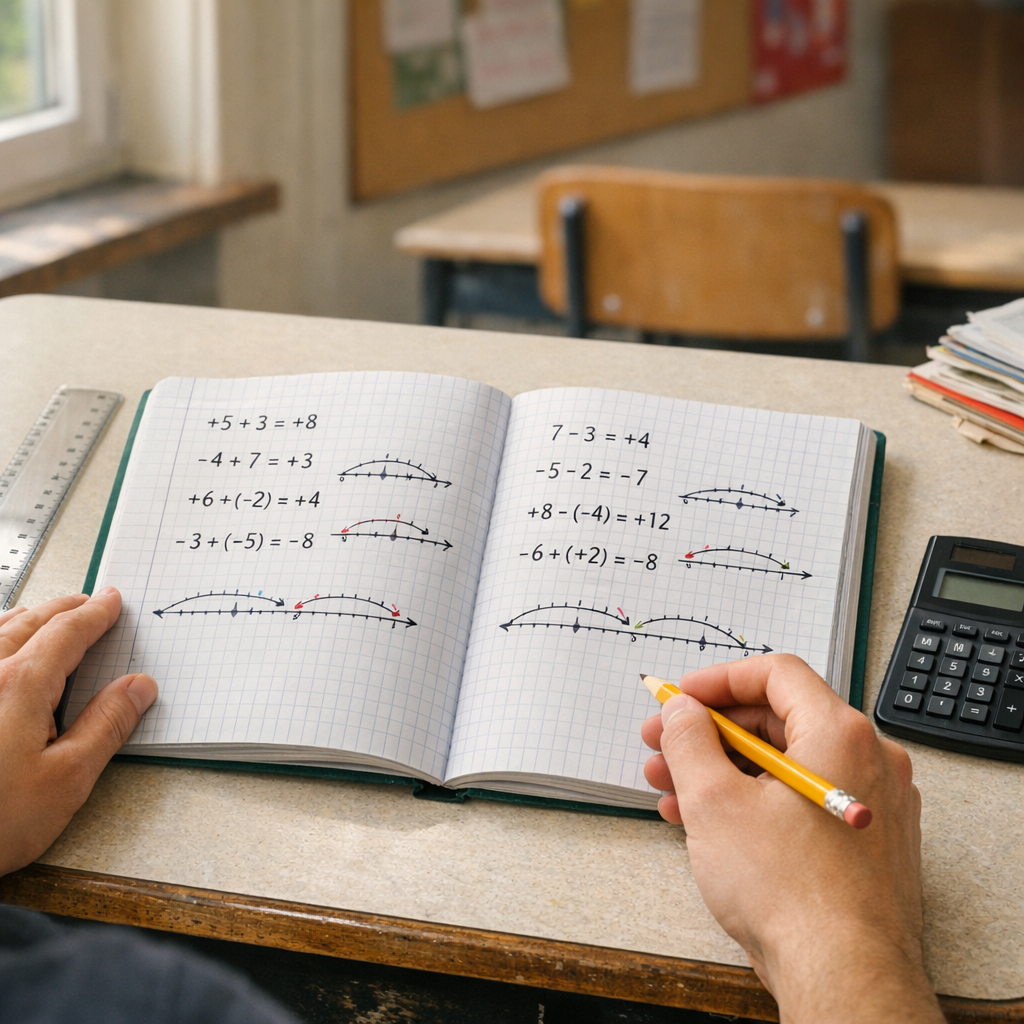 Comment réussir les exercices sur les nombres relatifs en 4e ?