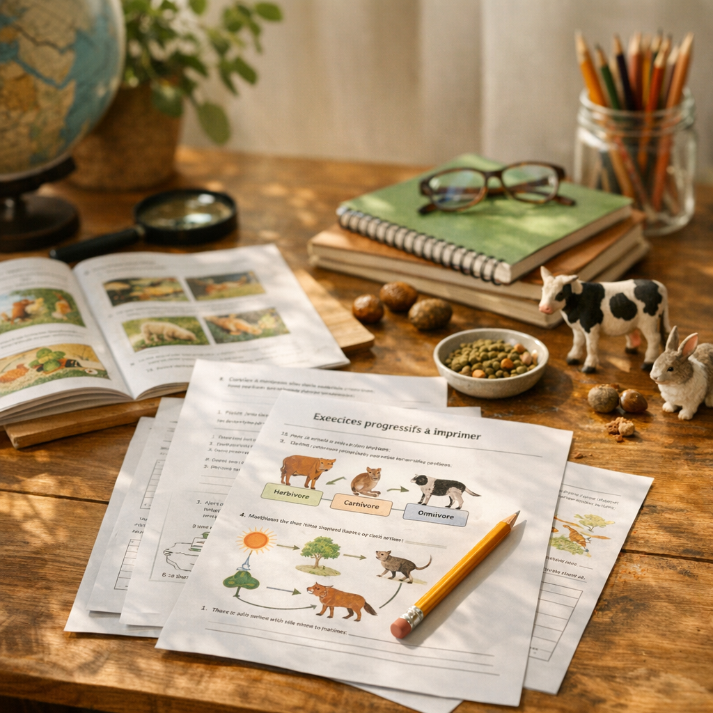 Exercices progressifs à imprimer