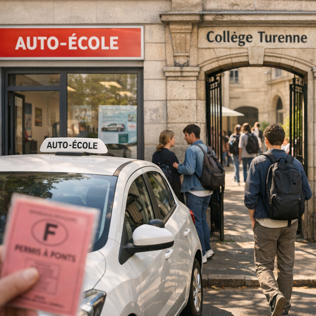 Auto Moto École Turenne ou Collège Turenne&nbsp;: éviter la confusion autour du permis