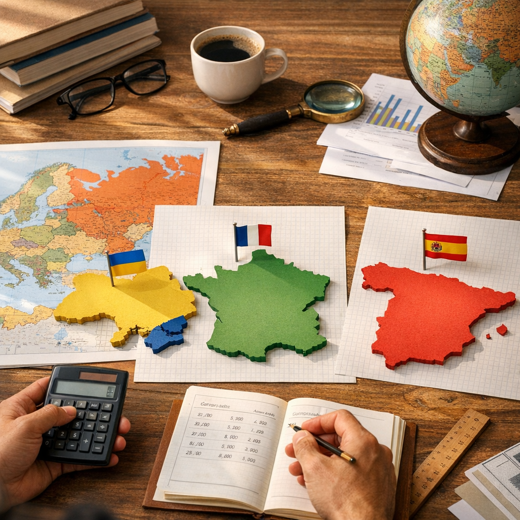 Exemples résolus pour bien comparer les pays