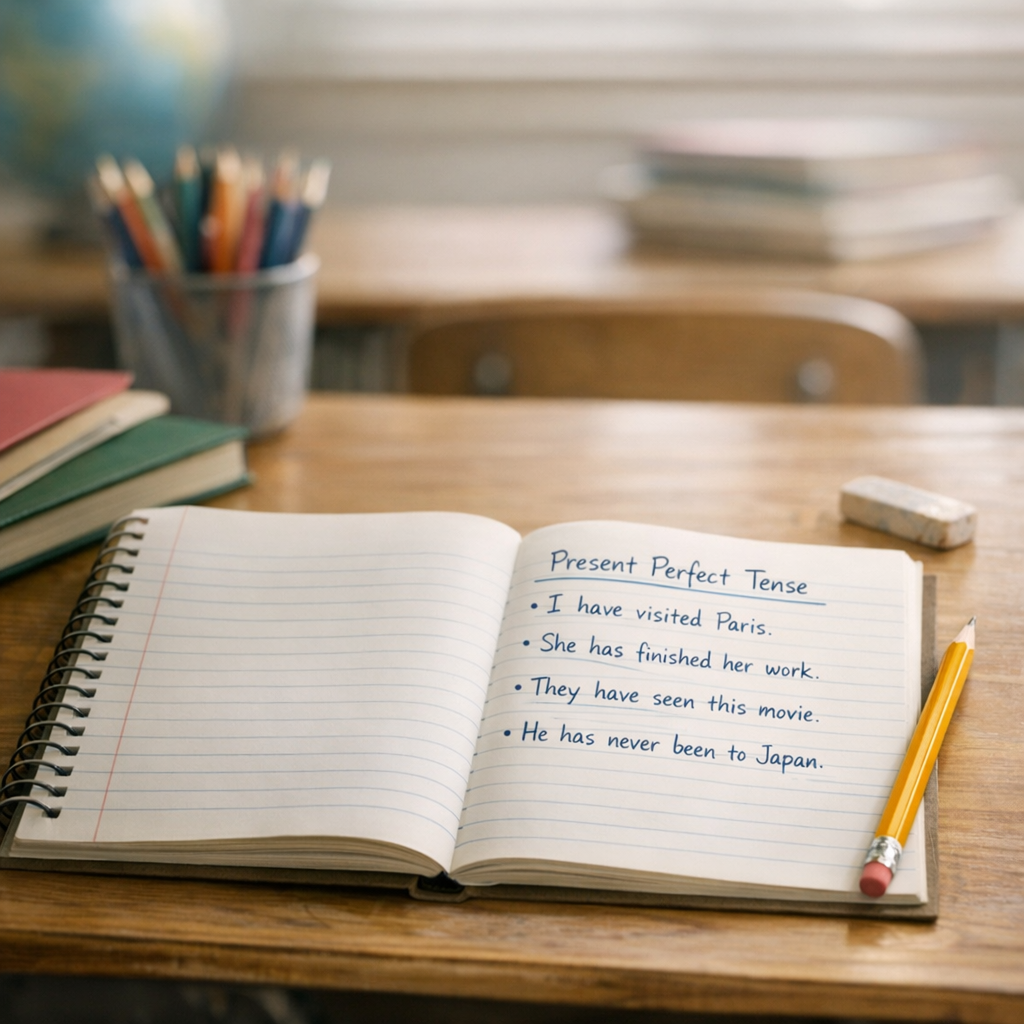 Present perfect anglais : règle simple, exemples et pièges