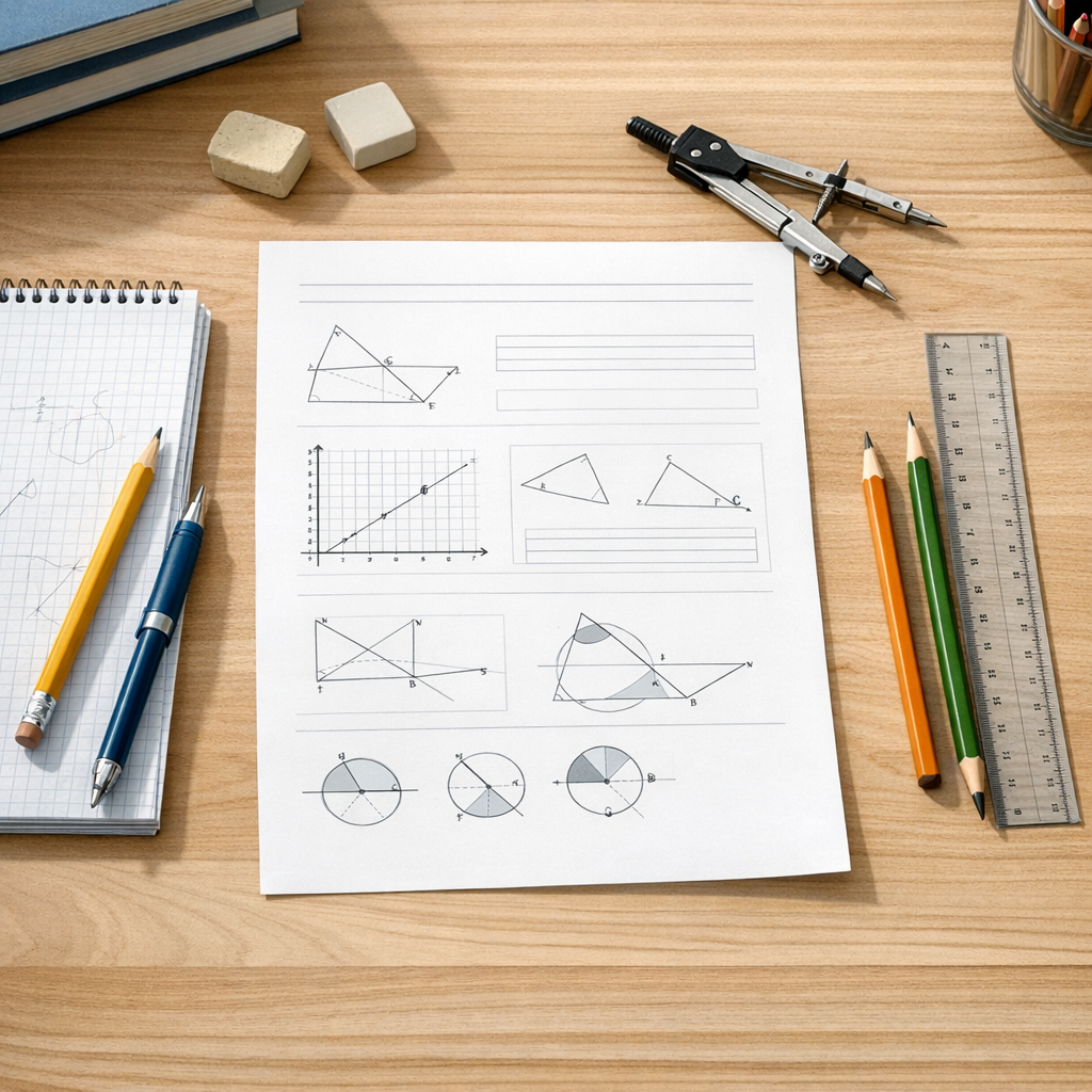 Comment réviser le programme de maths du cycle 4 au collège
