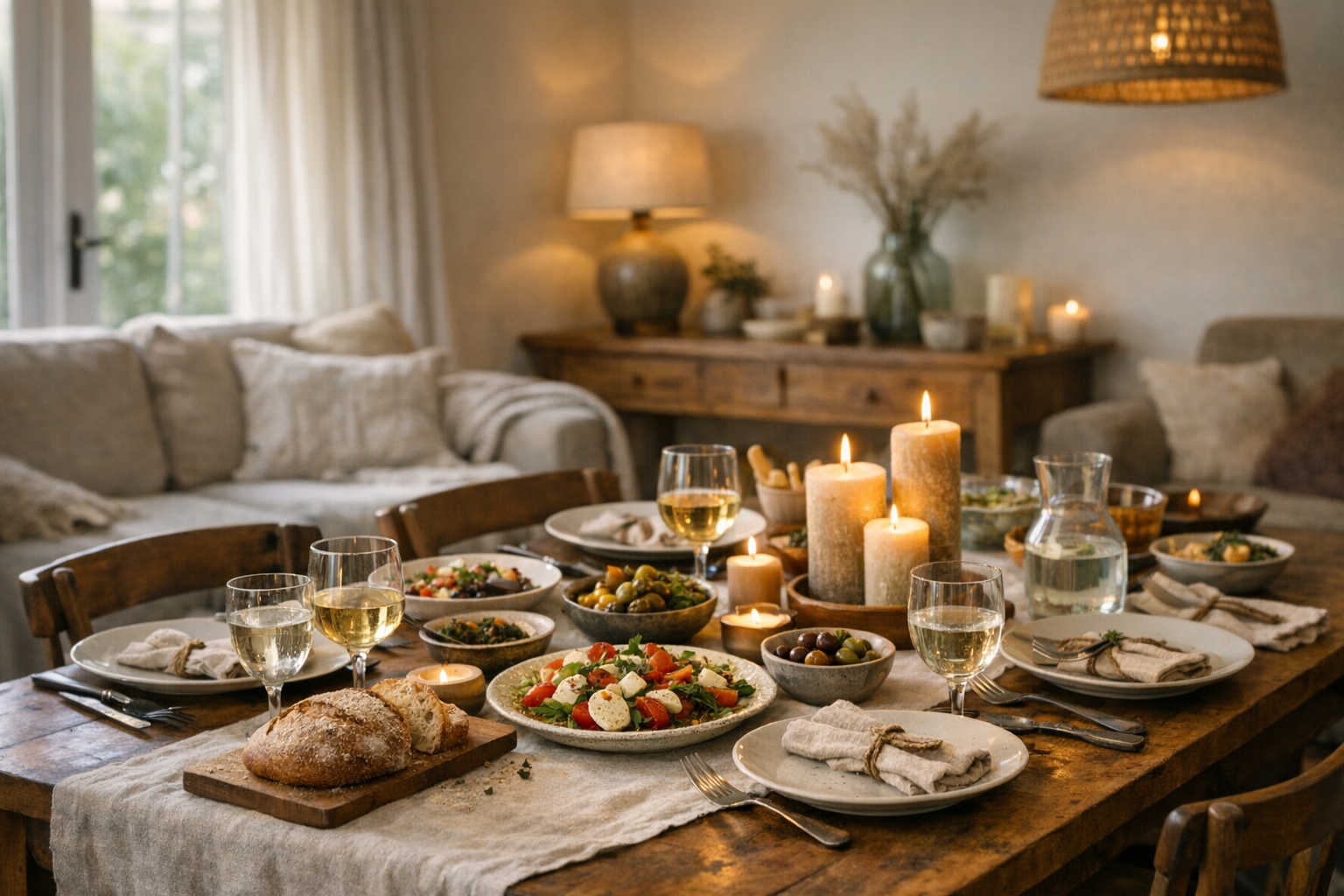 Recevoir chez soi sans stress ni fausse note