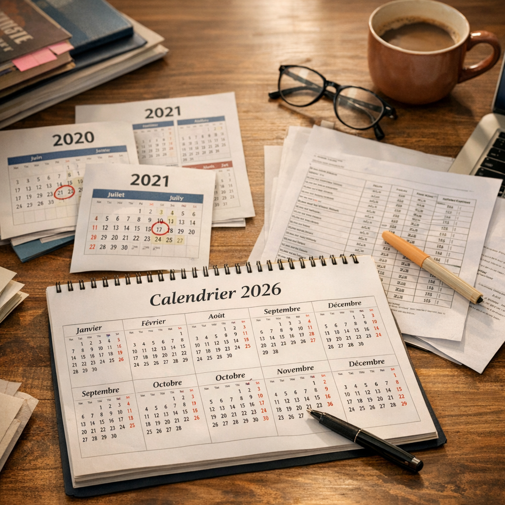 Calendrier 2026 et repères 2020-2022&nbsp;: comprendre les dates de publication