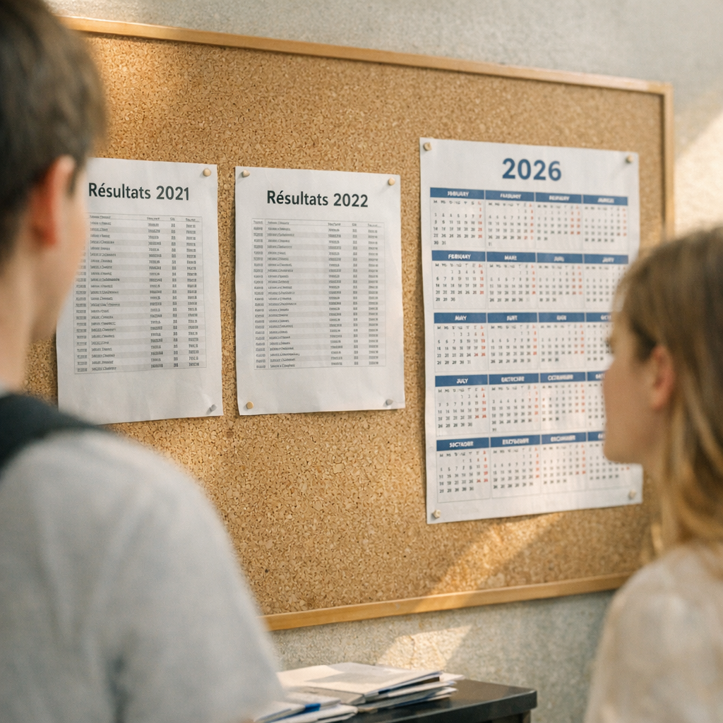 Dates de publication : brevet 2021, 2022 et calendrier 2026