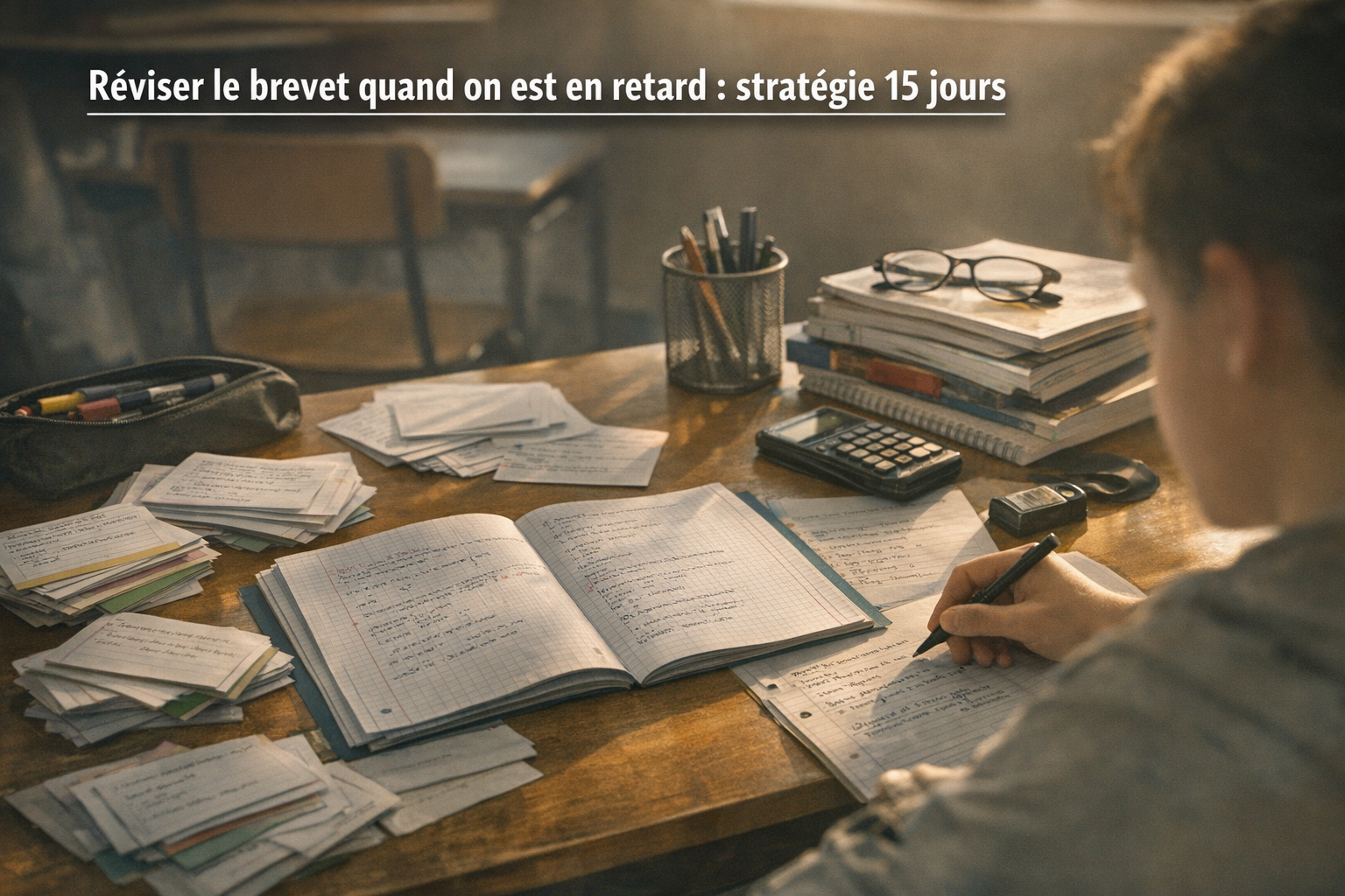 Réviser le brevet quand on est en retard : stratégie 15 jours