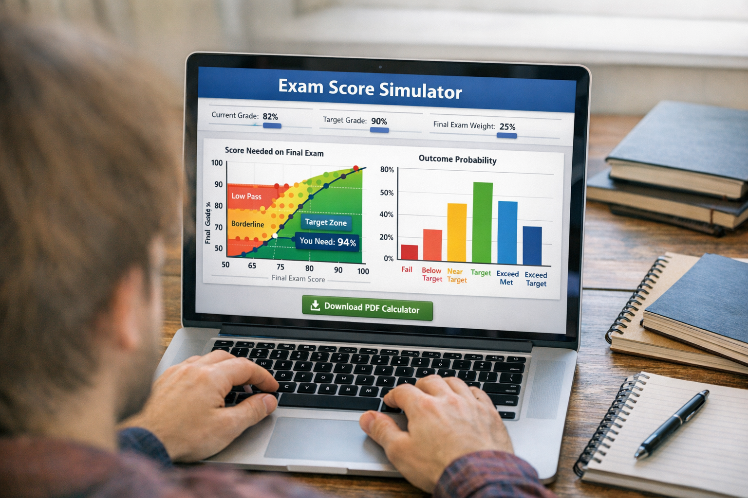 Simulateur de points pour le brevet (interactif + PDF de calcul)