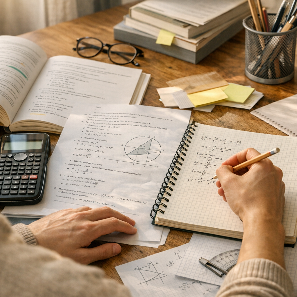 Méthode pas à pas pour aborder un sujet de maths