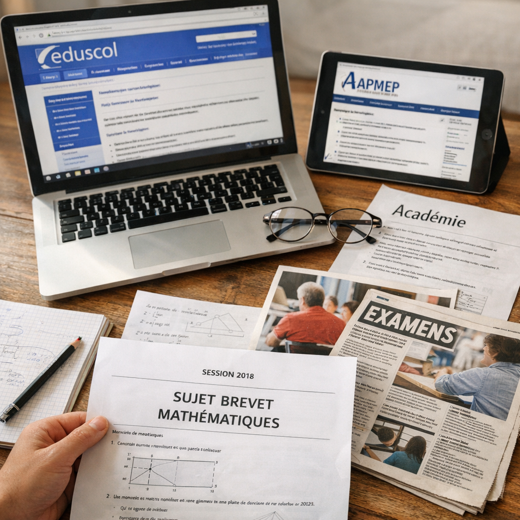 Comparer les ressources : Eduscol, APMEP, académies et médias