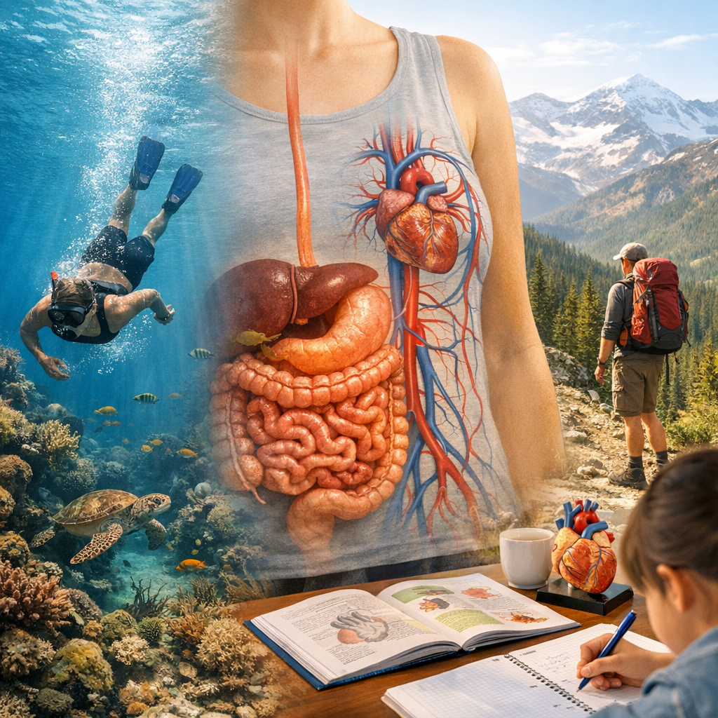 Respirer dans des milieux de vie différents, digestion et circulation sanguine&nbsp;: les questions qui reviennent